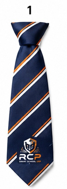 Customised digital print school tie