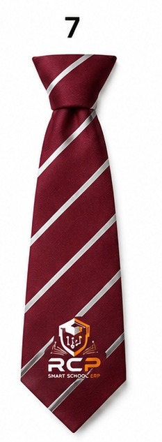 Customised digital print school tie